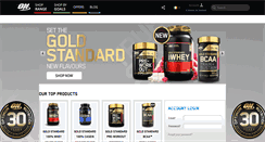 Desktop Screenshot of optimumnutrition.ie